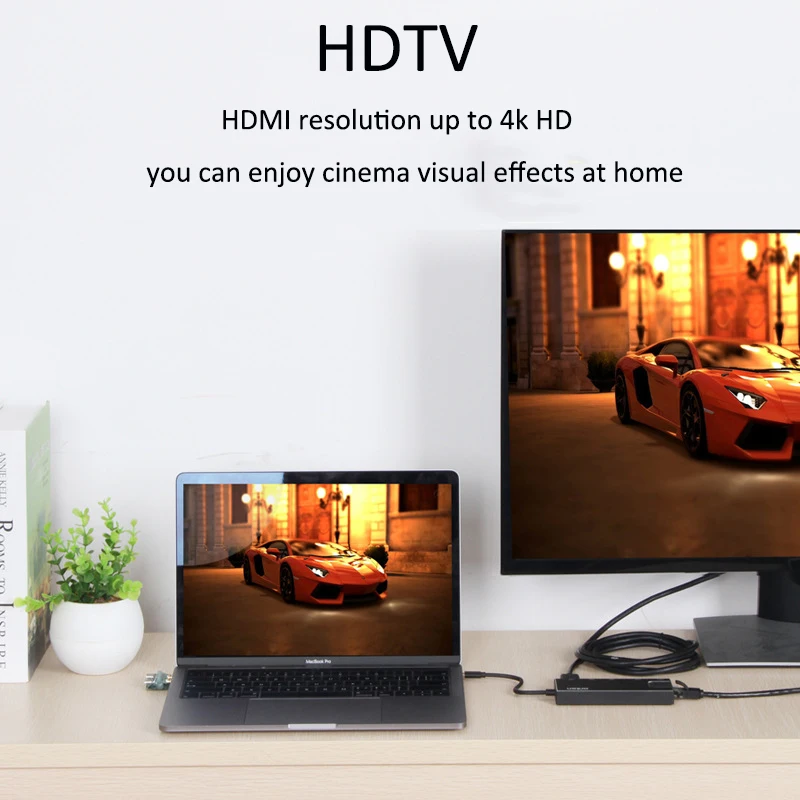 Док-станция с разъемами USB 3 0 и Type-C RJ45 7 в 1 | Мобильные телефоны аксессуары