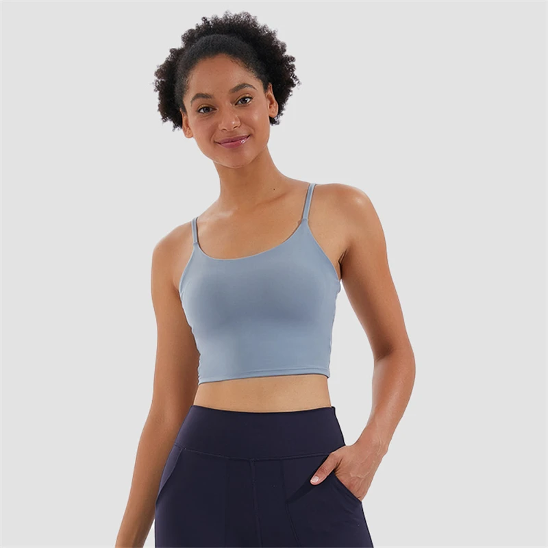 

Women's Sport Bra Spandex Gym Wear Seamless Yoga Push Up Workout Crop Top Quick Dry