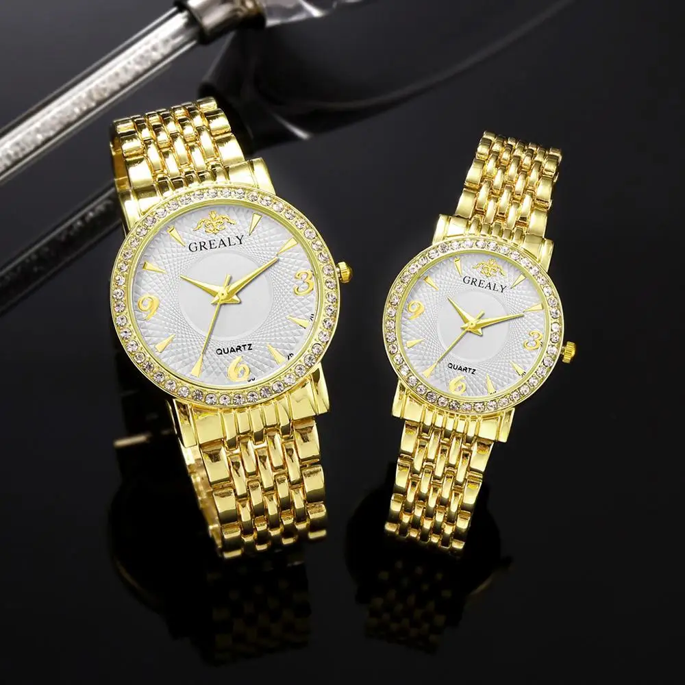 Парные часы Лидирующий бренд стальные механические наручные для мужчин и женщин