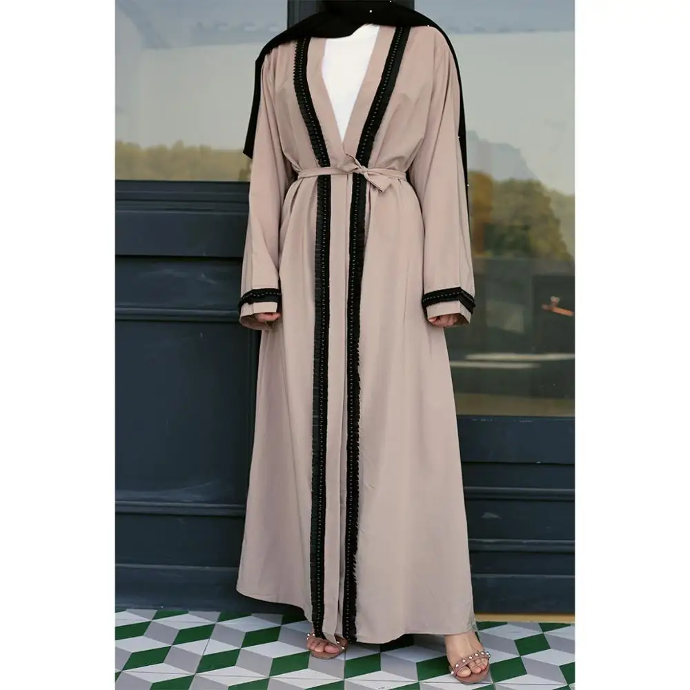 

Women Caftan Marocain Turkish Islamic Clothing Abaya Robe Dubai Kaftan Long Kimono Cardigan Hijab Muslim Dress Abayas