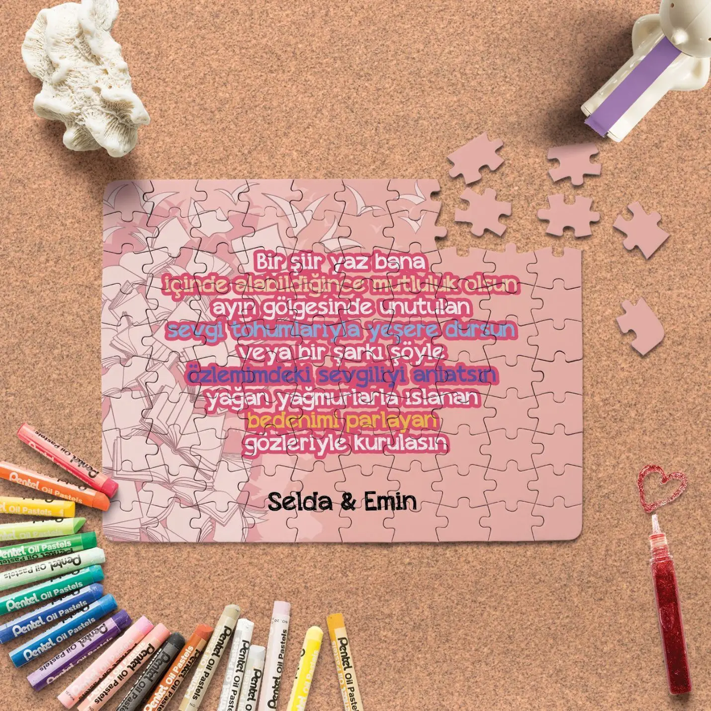 

Personalized Romantic Design Puzzle -P6