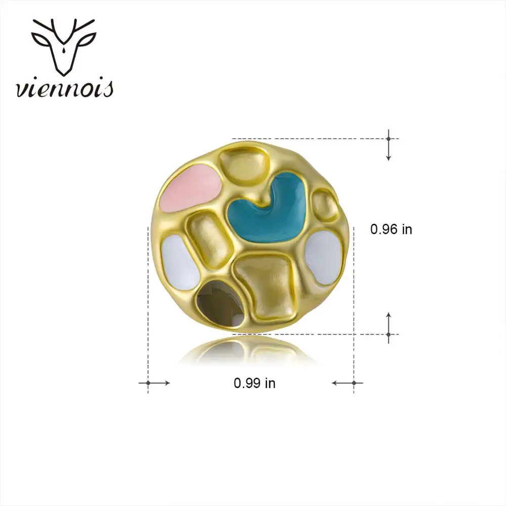 Viennois корейский стиль милые цветные серьги гвоздики с сердцем для женщин Матовые
