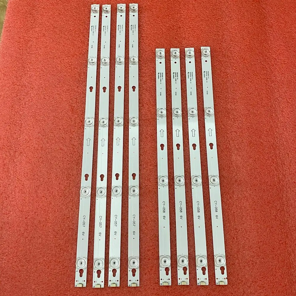 10 шт./набор = 80 шт. светодиодный Подсветка полоса для TCL 55S403 55S405 55S401 U55P6006 55UC6426 L55S4900FS