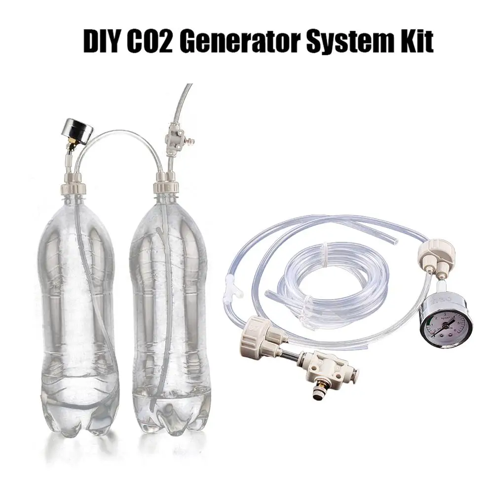 Набор для самостоятельной сборки системы генератора CO2 клапан диффузор аквариум