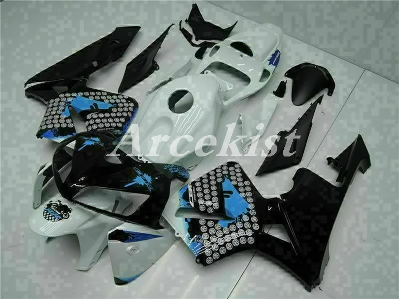 

Injection Mold New ABS Motorcycle whole Fairings Kit Fit for CBR600RR F5 2005 2006 05 06 Bodywork set black white