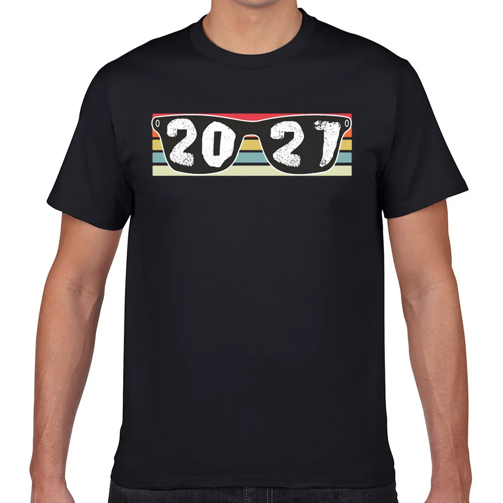 

Tops T Shirt Men cool year 2021 Summer Harajuku Geek Cotton Male Tshirt