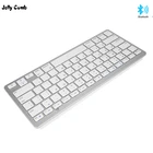 Беспроводная Bluetooth-клавиатура Jelly Comb для планшета, ноутбука, ipad, телефона, тонкая портативная Bluetooth-клавиатура на русском и испанском языках