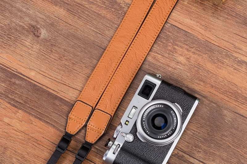 Ручной работы из натуральной кожи простой плечевой ремень для камеры DSLR шеи ремень для Nikon Z6/Z7 Canon EOS sony A7R2M2 R3A9