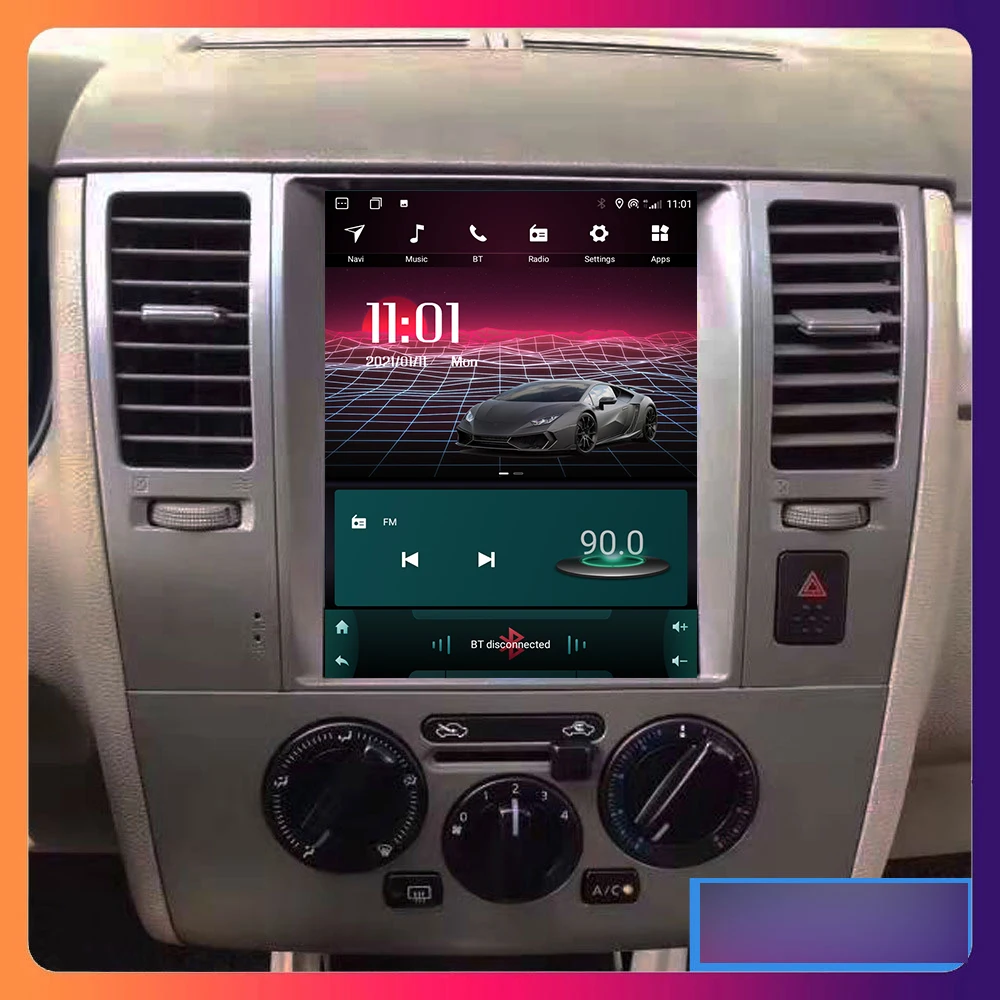 Автомобильный радиоприемник Tesla 6G 128G Android 10 0 для Nissan Tiida 2005-2010 мультимедийный