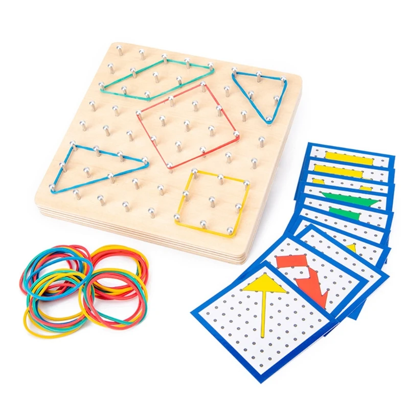 

Деревянная математическая графическая развивающая игрушка с пазлом, шаблон Matri, карты, детский мозговик, игрушки для обучения