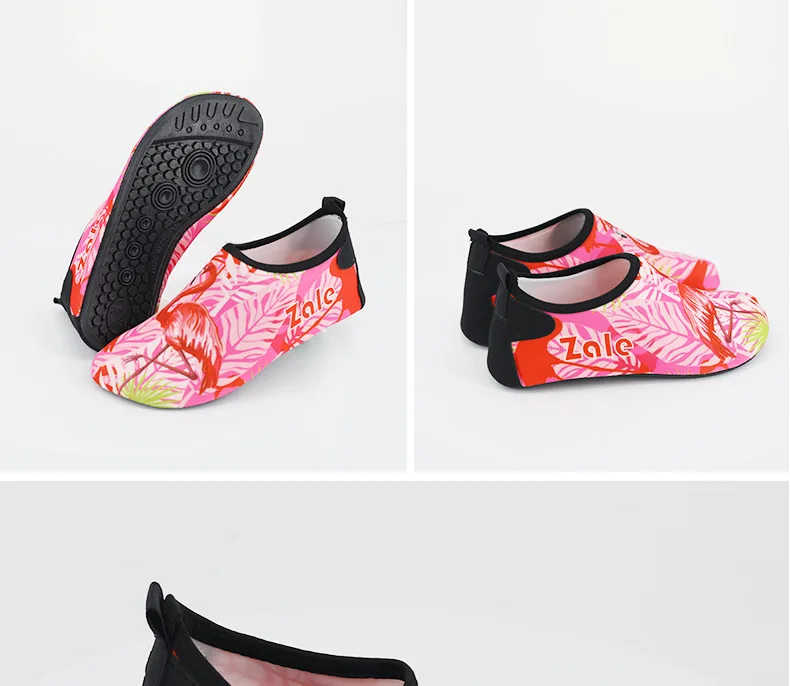 Sapatos de Água Crianças Descalço Rápido-seco Aqua Yoga Meias Meninos Meninas Flamingo Mergulho Natação Sapatos Praia Chinelos 15 sapatos praia crianças chinelos