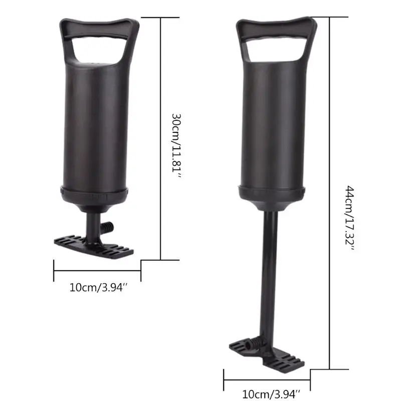 

12-inch Two-way Manual Air Pump Portable Push-pull Inflator Kayak Airbed Boat Balloon Inflation Tool