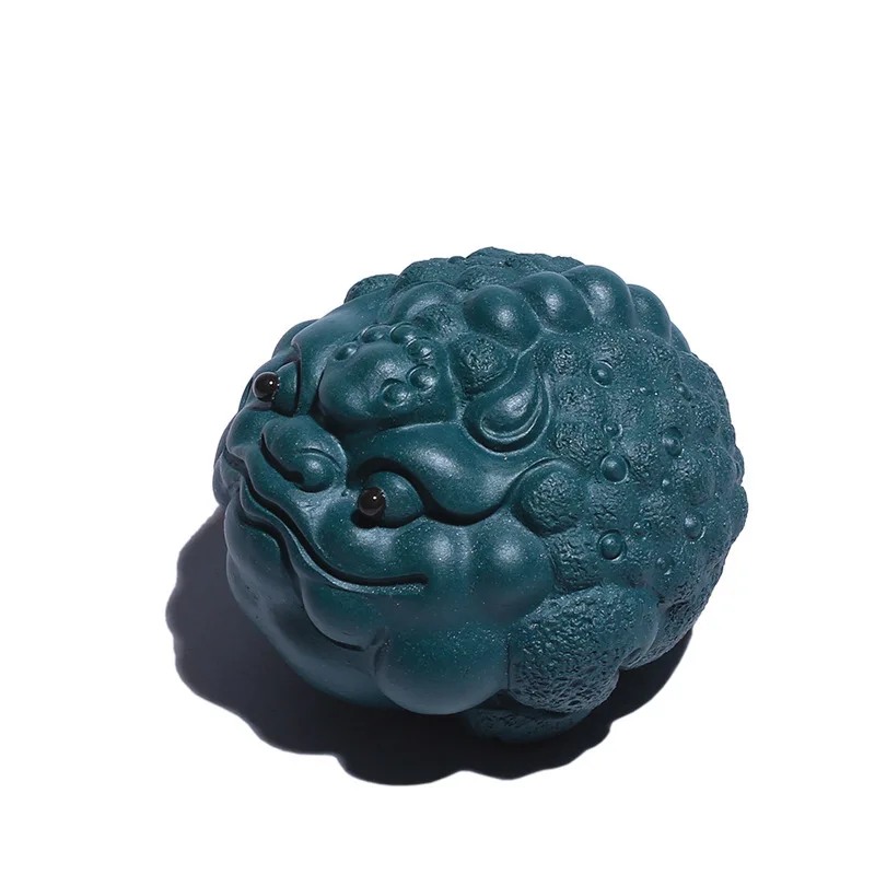 

Hot Sale Toad Tea Pet Home Play Furnishing Articles Ore Mud Tea Table Tea Set Decoration