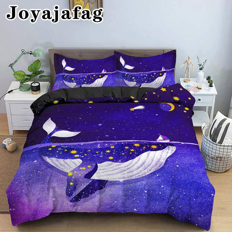 

Fantasy Starry Night Bedding Set Single Double Queen King Size Duvet Cover 2/3PCS Comforter Covers With Pillowcase
