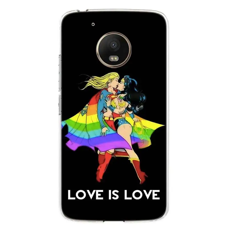 gay lesbian lgbt rainbow pride art phone case for motorola moto one fusion plus vision g9 power g8 g7 play g6 g5 g5s e6 cover free global shipping