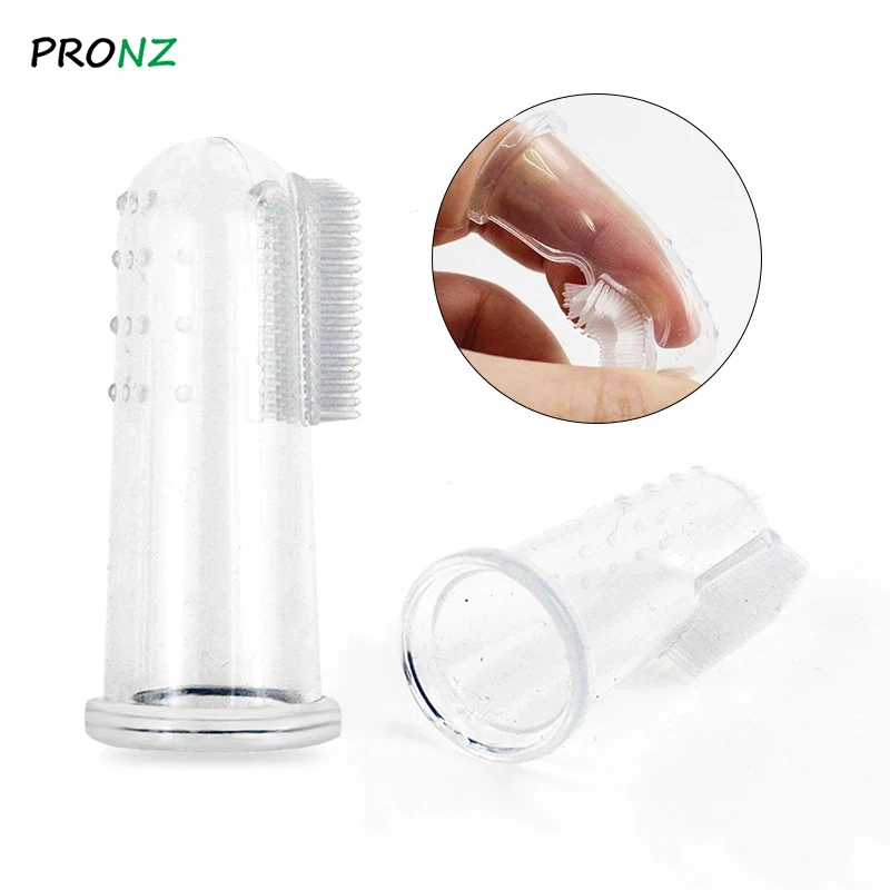 

Pet Finger Toothbrush Super Soft Cleaning Toothbrush Teddy Dog Brush Bad Breath Tartar Teeth Dog Cat Cleaning Pet Supplies Tool