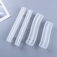 4 styles pallet handle epoxy resin molds fruit tray handle silicone molds for resin art diy crafts jewelry making tools