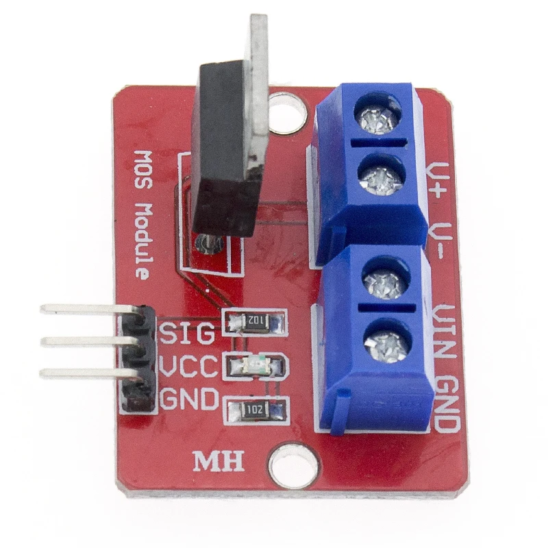 0-24V верхняя кнопка Mosfet IRF520 драйвер MOS модуль для Arduino MCU ARM Raspberry pi