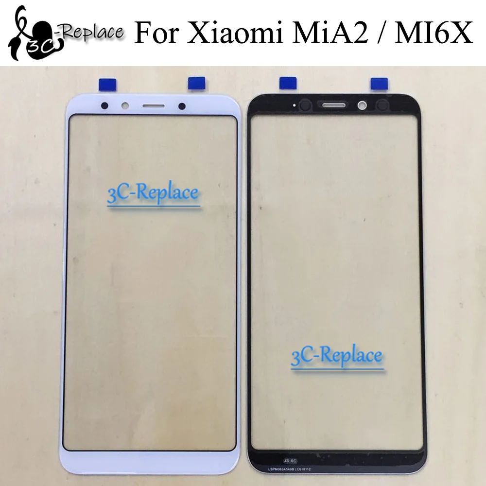 Черный/белый 6 0 дюймов для Xiaomi Mi A2 MIA2/для MI 6X MI6X Передний сенсорный экран стекло