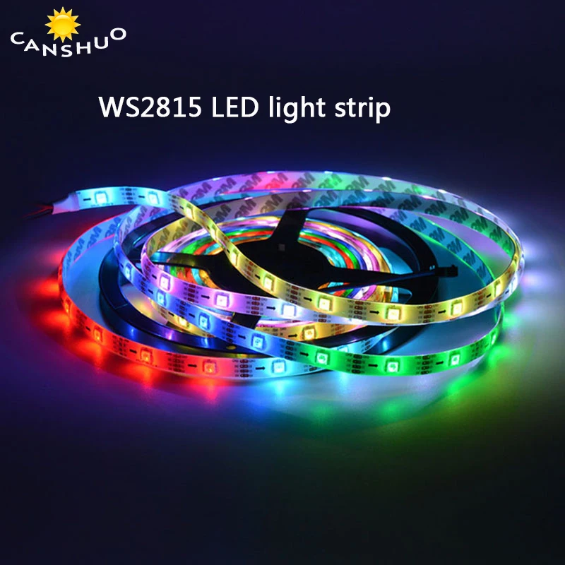 Пиксельная светодиодная RGB ленсветильник WS2815 (WS2812B/WS2813) индивидуальное