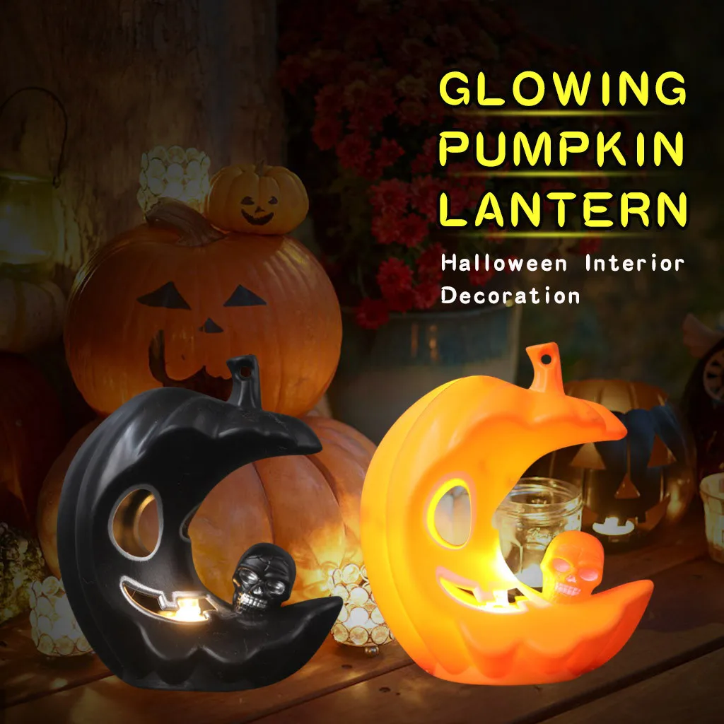 25 # светящийся фонарь тыквы хэллоуин Свеча светильник привидение фестиваль