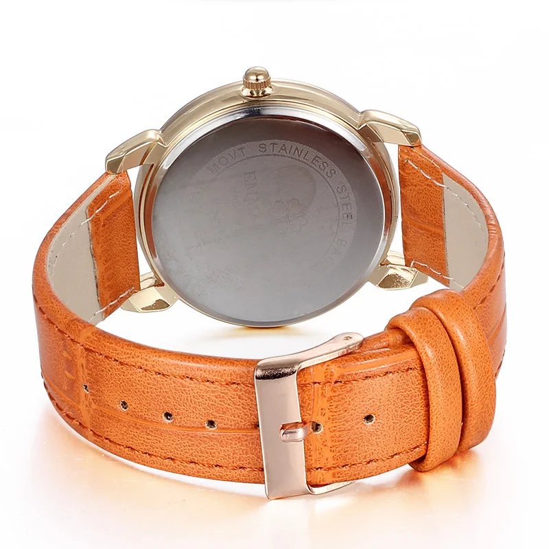 Новое поступление женские часы со стразами модные роскошные с золотым кожаным