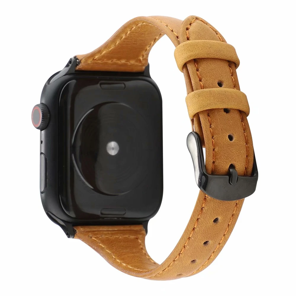 Ремешок кожаный для Apple Watch Band сменный Браслет наручных часов iwatch 44 мм 40 4/3/2/1