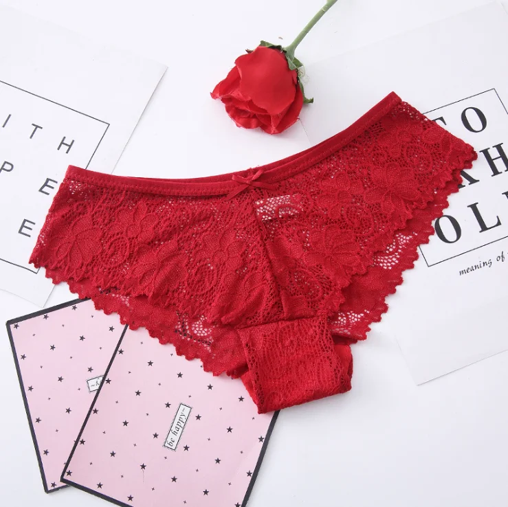 

Sexy Panty Briefs Lace Panties Women Underwear Lingerie Panties for Female Ladies Low Waist Underpants Briefs