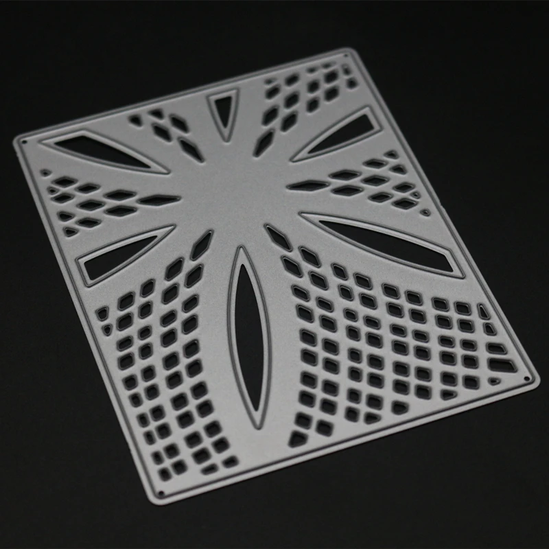 YINISE металлические режущие штампы для трафареты скрапбукинга цветок фон DIY