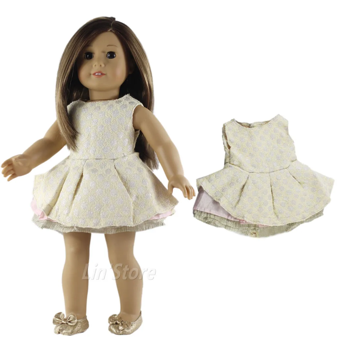 1 Pc Dress Модная Одежда для кукол, набор игрушек, одежда для 18 дюймов, Одежда для кукол, много стилей на выбор, B03 - Цвет: 1 Pc Dress