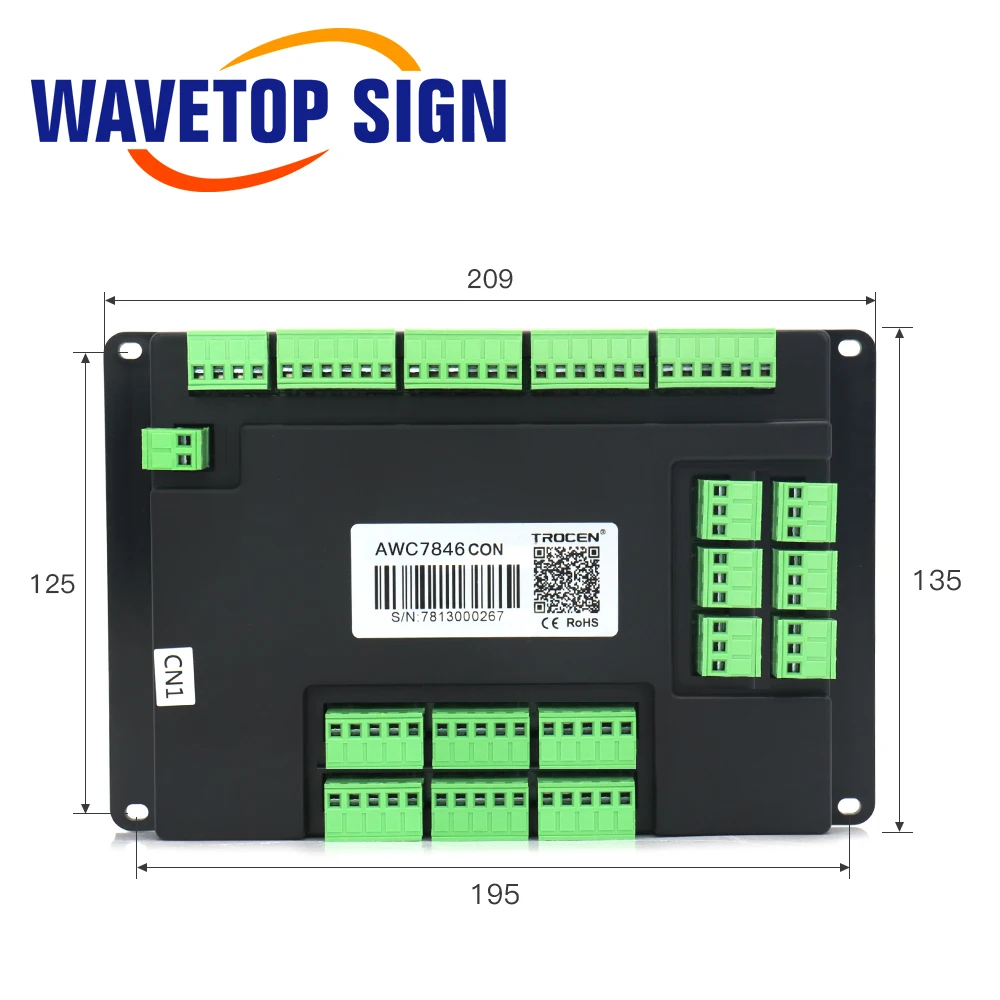 Trocen AWC7846 Replace AWC708C Plus CCD Co2 Laser Controller System For Engraving and Cutting Machine AWC608C | Инструменты