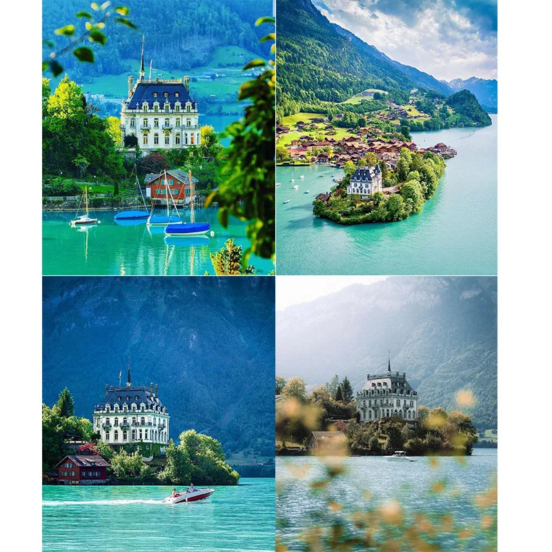 

Diamond Painting 5D Diamonds DIY Landscape Cross Stitch Full Square Drill Embroidery Colorful Handmade Home Room Wall Decor
