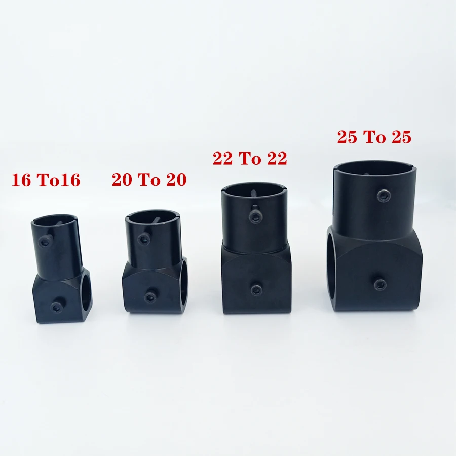 

1PCS Three Way Tee Tripod Tube Aluminum Landing Gear 16 20 25 30mm Carbon Fiber Tube Parts for DIY Drone Quadcopter Multicopter