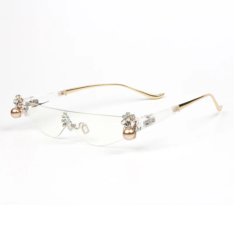 Новые металлические мужские солнцезащитные очки треугольные в форме бриллианта