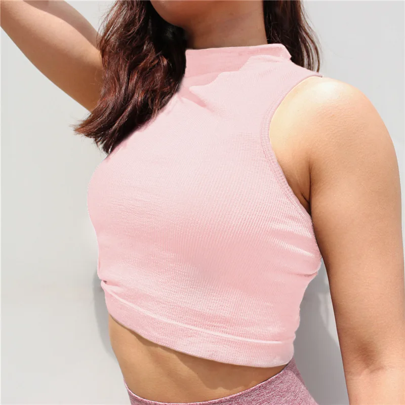 New Summer Yoga Top for Women Fitness Sport Vest Sexy Running Jogging Tank Tops Gym Comfortable Tees Sportswear | Спорт и
