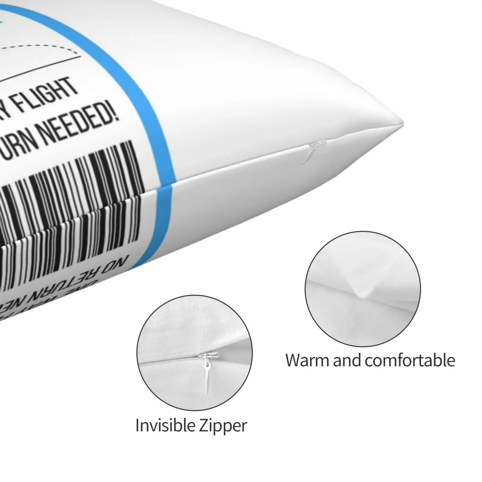 Односторонний билет в Сан-Франциско! Подушка для дивана спальни 20x30 50*75 Litecoin Ltc Women