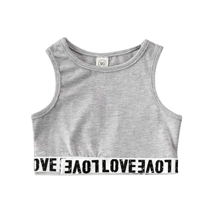 Girls clothes fashion sports two-piece cotton waist vest + yoga fitness training pants 1-5year old Beibei sweet Quality clothing | Детская