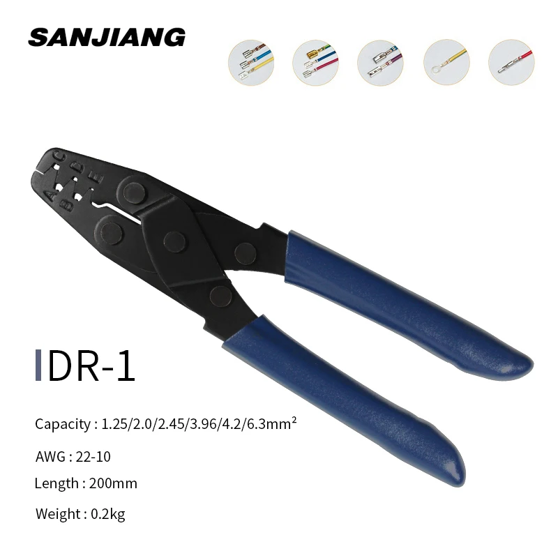 

Обжимной инструмент SANJIANG DR-1 для клемм 22-10 AWG