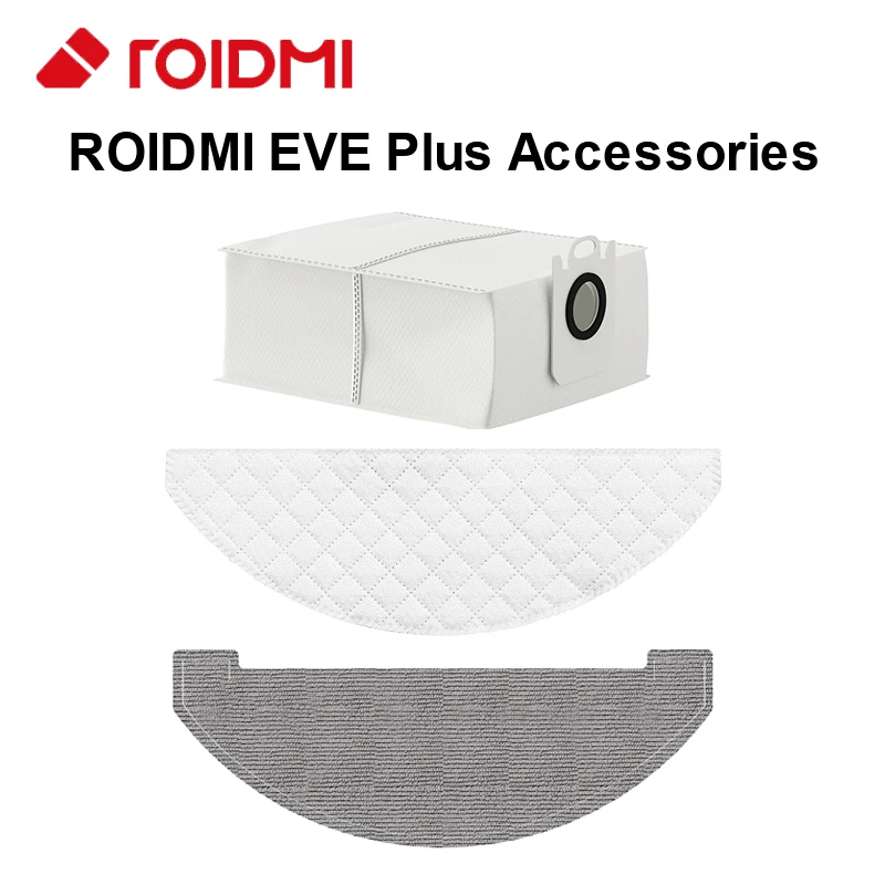 

Original ROIDMI EVE Plus Vacuum Cleanner Parts Dust Bag Disposable Wipes Repetitive Wipes Accessories