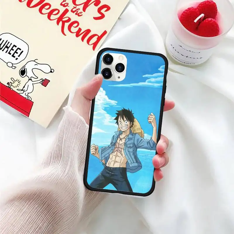 

Anime One Piece Phone Case For iphone 5S 6S 7 8 11 12 XR XS SE Plus Pro ProMax Cover Fundas Coque