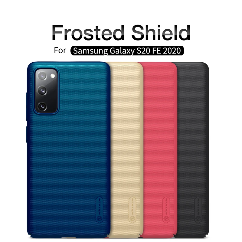Для Samsung Galaxy S20 case FE 2020 Nillkin матовая жесткая задняя крышка из поликарбоната для S7
