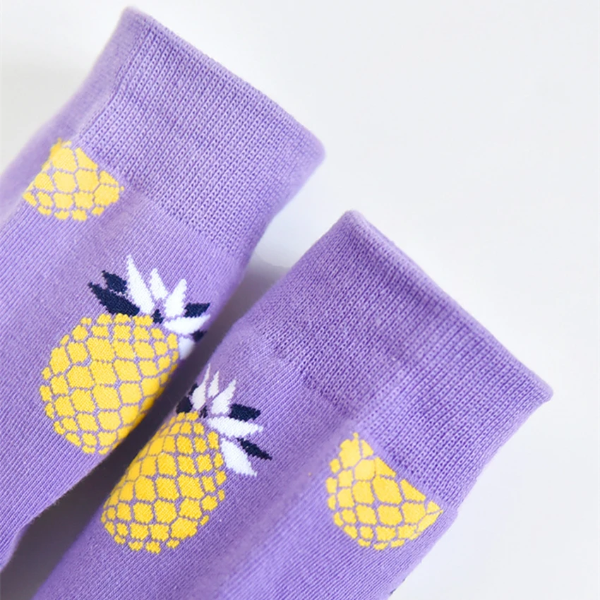 Носки унисекс для женщин хлопковые носки с фруктами креативные скейтборда