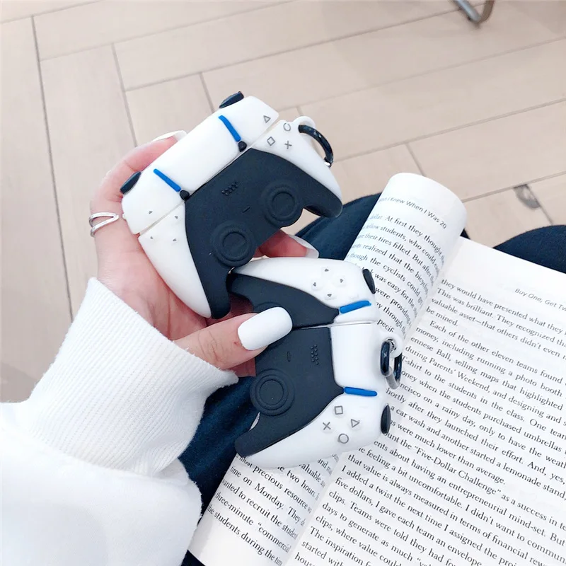 

Classic Fashion 3d Game Console Wireless Bluetooth Headset Case Airpods 1 2 3 Pro Gameboy Silicone Headset Case Keychain