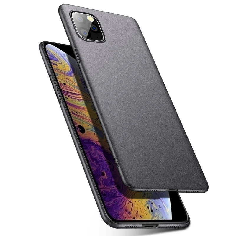 Легкий Чехол для iphone 11 Pro Max несколько цветов Filminess чехлы телефонов матовая задняя