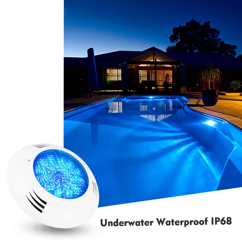 

Ac Dc 12V Concrete Pool High Power Blue Remote Control Waterproof Led Wall mounted Underwater Swimming Pool Light