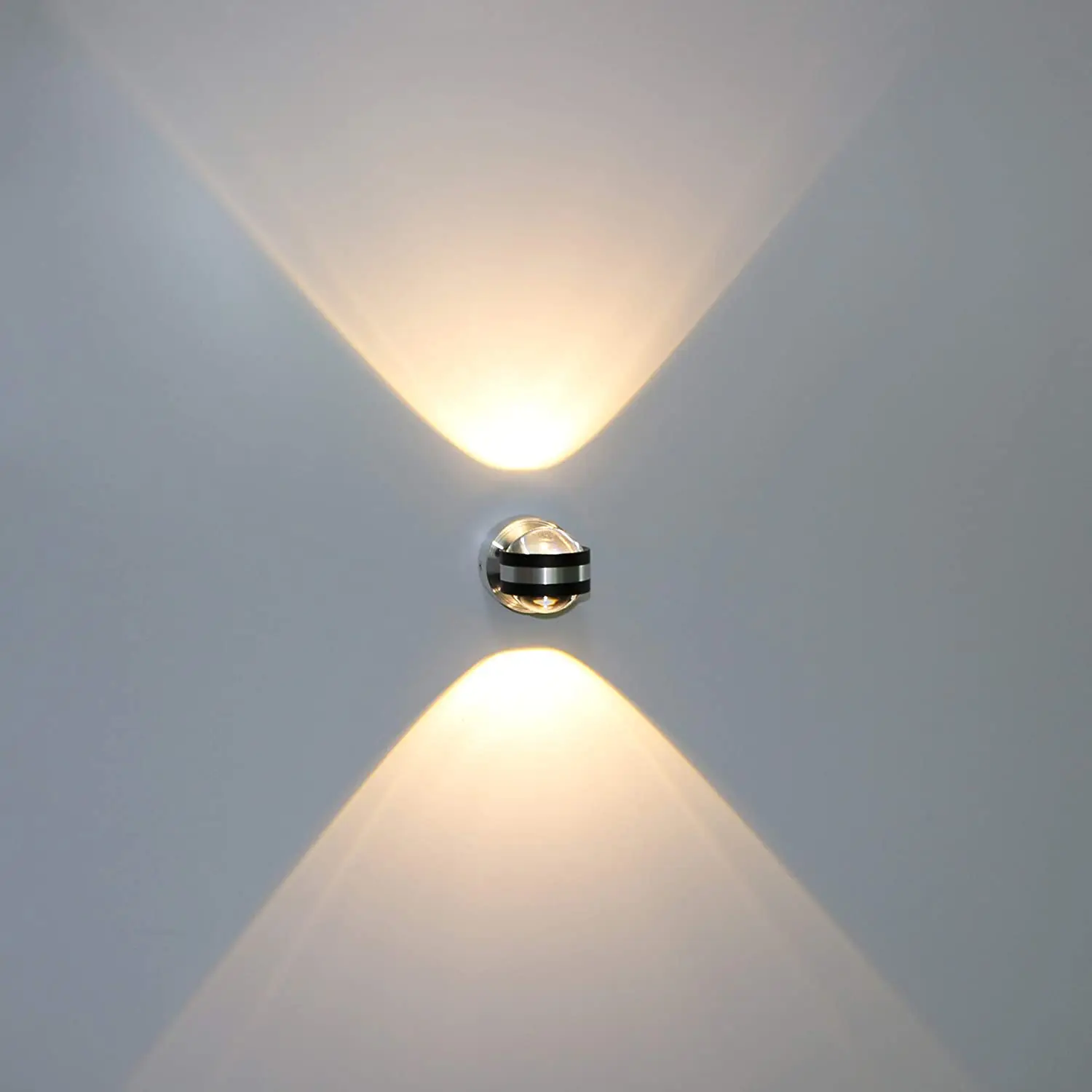 Вертикальная настенная лампа светодиодный светильник из алюминия и хрусталя