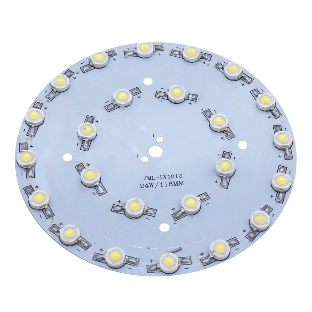 5pcs 24W LED Beads Copper bracket 12W High Power Light Diode LED SMD Cold White For SpotLight Downlight DIY Lamp Bulb images - 6