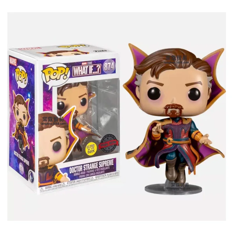 

Funk pop Anime Figure Marvel Darkness Doctor Strange Anime Peripheral What If If Series Luminous Limited Figure