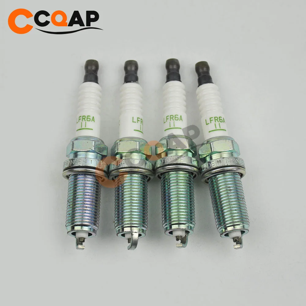 4x LFR6A 11 22401 8H516 нормальная Свеча зажигания для Yamaha F115 F225 F250 F300 Nissan Almera Primera LFR6A11