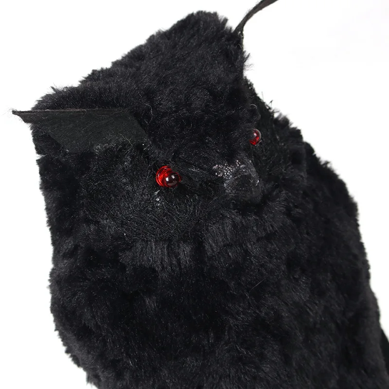 1 шт. Хэллоуин реквизит ужас черная красочная Сова ворона кошка плюшевые хитрые